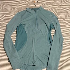 Spider Light Blue Quarter-Zip Active Top